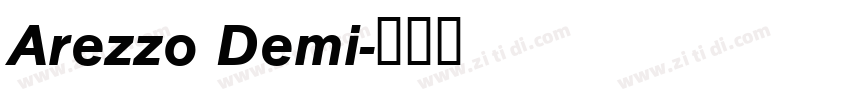 Arezzo Demi字体转换 Arezzo Demi字体转换